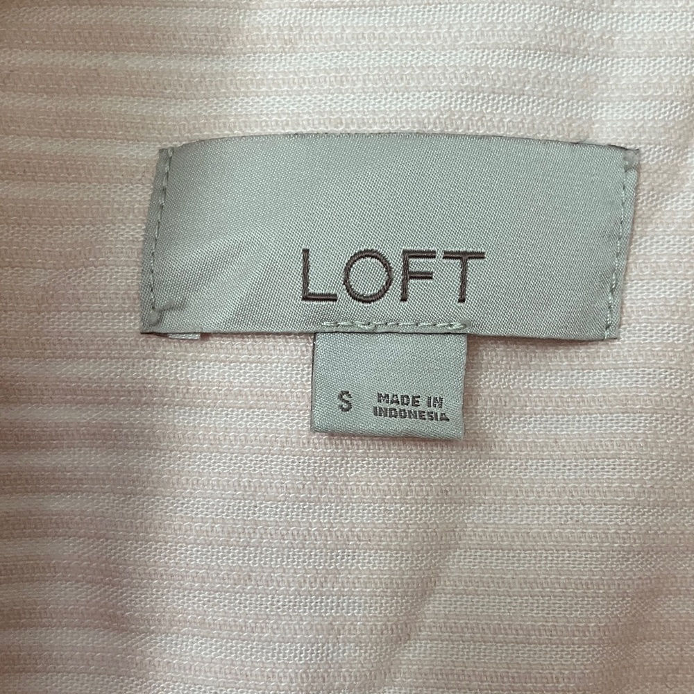 LOFT Blush Corduroy Jean Jacket - Picture 4 of 6